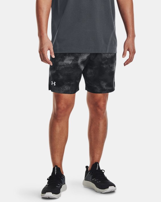 Men's UA Vanish Woven 6" Printed Shorts, Black, pdpMainDesktop image number 0